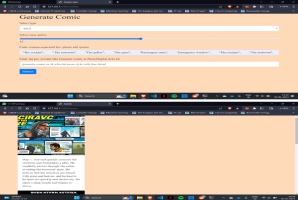 Image of Comic Generation Application